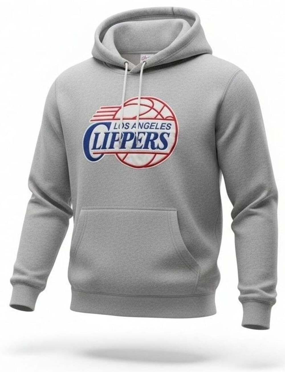 Mitchell & Ness LA Clippers Heather Gray Hoodie Sz M